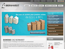 Tablet Screenshot of bernhardt.fr