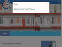 Tablet Screenshot of bernhardt.edu.np